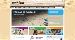 Desktop Screenshot of beachklub.cz