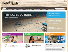 Tablet Screenshot of beachklub.cz